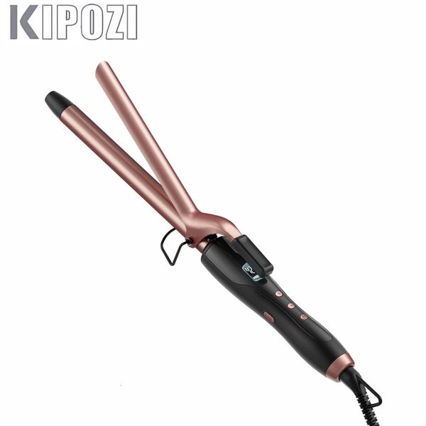 Kipozi Professional Curling Iron Iron Iron Electric Ceramic Ceramic Ceramic Curling Roller Curls Curls Wand Waver Fashion 240507