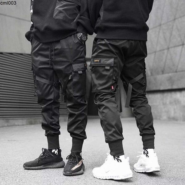 Pantaloni da jogging da uomo pantaloni da jogging nero vestiti di tecnologia tattica pantalone leggero cotone da lavoro da lavoro all'aperto pantalone wtbn