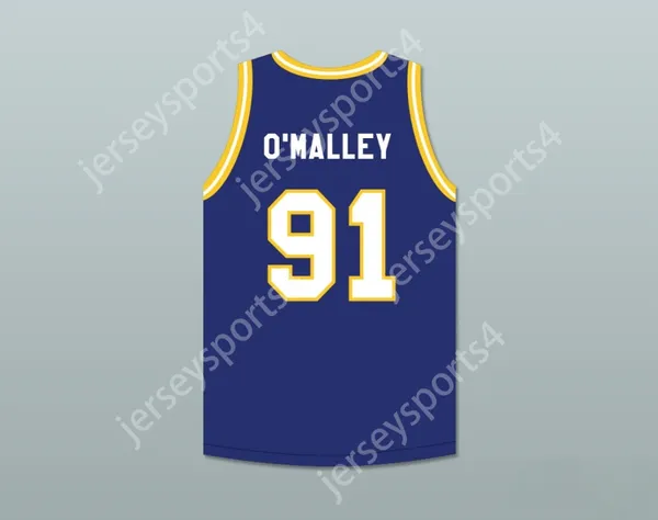 Capitão da polícia de Juventude/Kids do South Gate personalizada O'Malley 91 Jersey de basquete Inclui Patch Top Stitched S-6xl