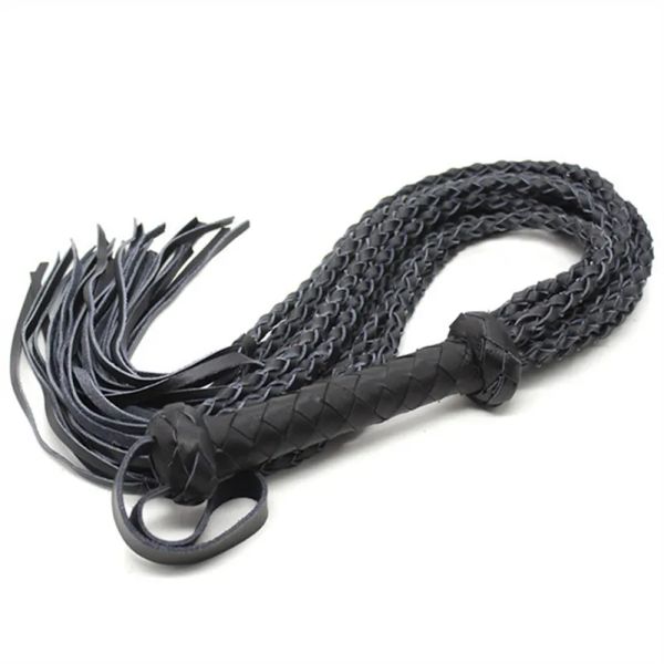 Prodotti 80 cm in pelle lunga 8 codifica a mano 8 codifica bdsm flogger fetish giocattoli erotici per adulti per coppie schiave sm regina master sculacciata