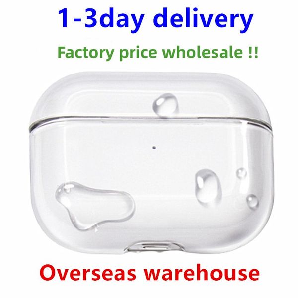 USA all'ingrosso per AirPods Pro 2 Air Pods 3 Earphone AirPod Max Bluetooth Accessori per cuffie Bluetooth Accessori Solid Silicone Carente protettivo Copertura di 2a generazione Case