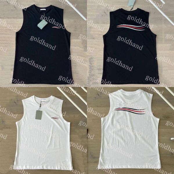 Herren Tanktops Baumwollhändler T -Shirt Designer Buchstaben gedruckte Tanktops Sexy Schulterweste Kleidung