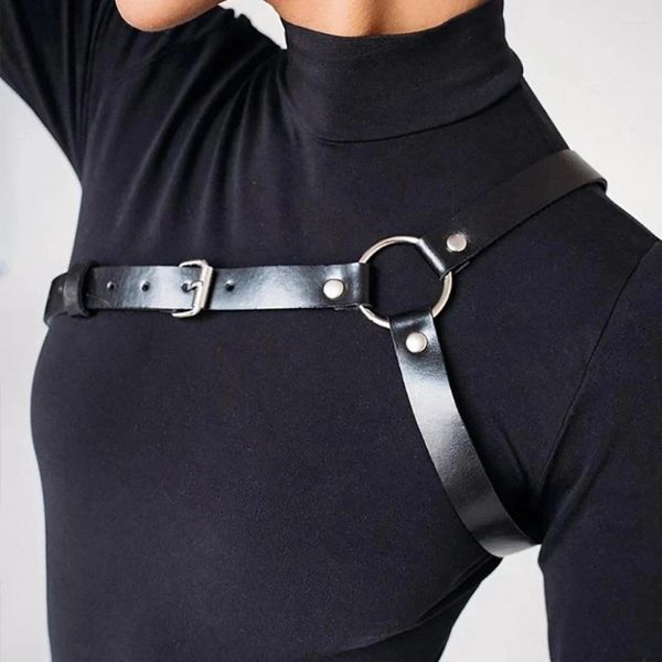 Gürtel Frauen Mode Gurte Gürtel Brust Korsett Leder Dessous Bondage Goth Fetisch -Bekleidungs -Accessorie