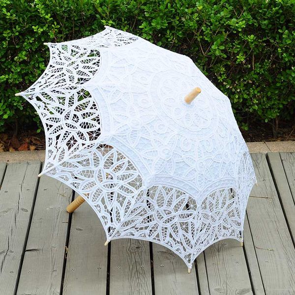 Vintage Lace Sun Dirbrellas Hochzeit Brautschnüre Umbrellas Performance Photography Prop Dach Party Dekoration Umbrella BHFF8655