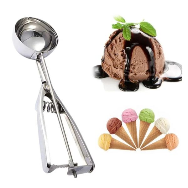 Strumenti da 5 cm in acciaio inossidabile gelaio machine patate stack gelati cucchiaio cucina utensili accessori medi