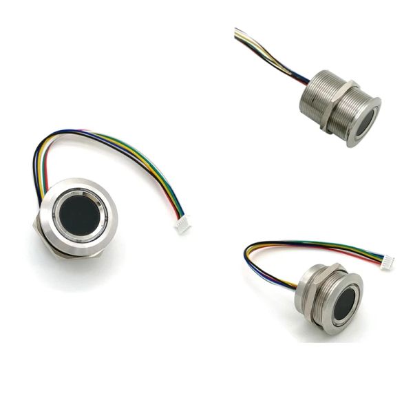Scanner R503 Kreisförmiger Rundring -Indikator -LED -Steuerelement DC3.3V MX1.06PIN Kapazitiver Fingerabdruckmodulsensor Scanner