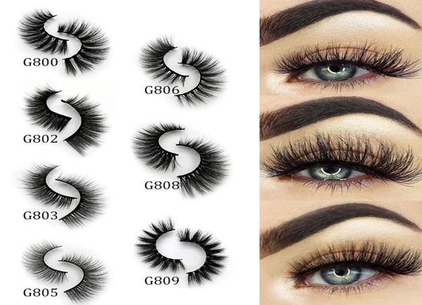 Falsos cílios à mão real Feito 100 Human Hair Own Marca 3D Silk Eyelashessilk Breck Private Mink Eyelashes Extension3842086