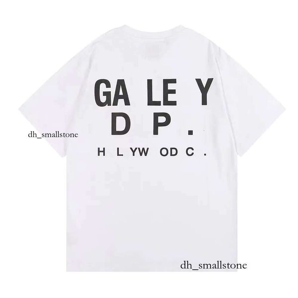 Gallerydept Shirt Men Gallary Dept Shirt Designer Men GalleryDept Shirt Fashion Taste White T -Shirts Ment Domenne Lettera a manica corta Classi Pure Cotton Com