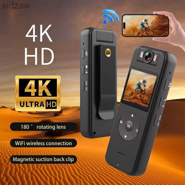 Mini telecamere Ultra High Definition 4K Camera wireless wifi hotspot per le forze dell'ordine motociclistico telecamera da equitazione mini fotocamera sportiva wx