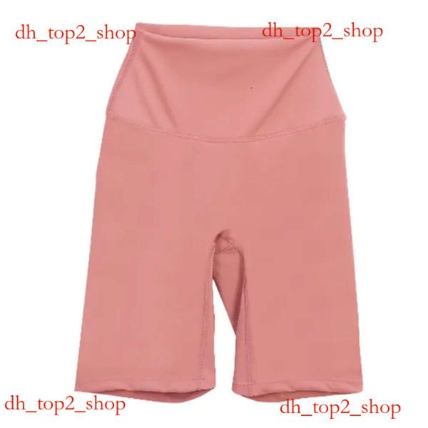 Lulumen kadın lululemo gömlek çıplak lulushorts yoga pantolon t-line yüksek bel yoga elbise spor fitness jogging kısa orta pantolon fitness kadın 9787