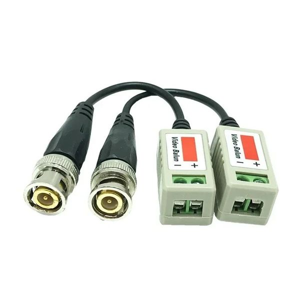 Neue neue neue 2pcs (1 Paar) AHD/CVI/TVI Twisted BNC CCTV Video Balun Passive Transceiver UTP Balun BNC Cat5 CCTV UTP Video Balunfor AHD/CVI/TVI Balun Converters