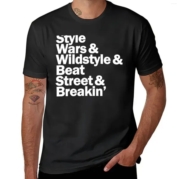 Herren-Tanktops Old School Hip Hop Design T-Shirt Schweißhemden ausgestattet für Männer