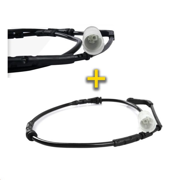 Ornamentos Sensor de desgaste da pastilha de freio dianteiro e traseiro para BMW E90 E91 E92 E93 1 3SERIES 34356789439 34356789445