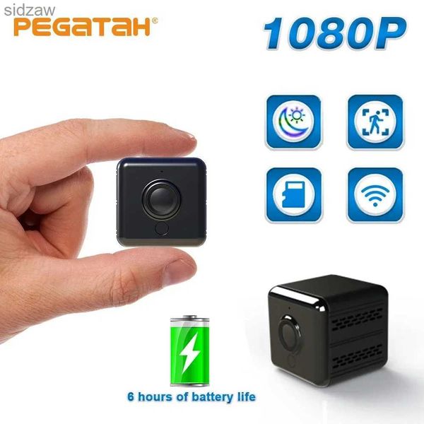 Mini -Kameras 1080p Mini -Kamera Full HD Video Recorder Mini -Kamera 8m Ultra Night Vision Motion Detection DV Mini Action Camera W.