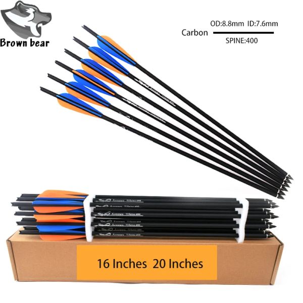 Esculturas arco e flecha 12pcs parafusos de besta de carbono setas Arrows azul laranja de 4 polegadas de borracha palhetas de aço substituível ponta de seta para caçar tiro