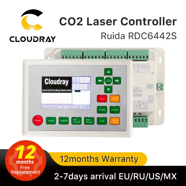 Controller Cloudray Ruida RD RDC6442G Controlador DSP a laser de CO2 para gravura e corte de laser RDC 6442 6442G 6442S