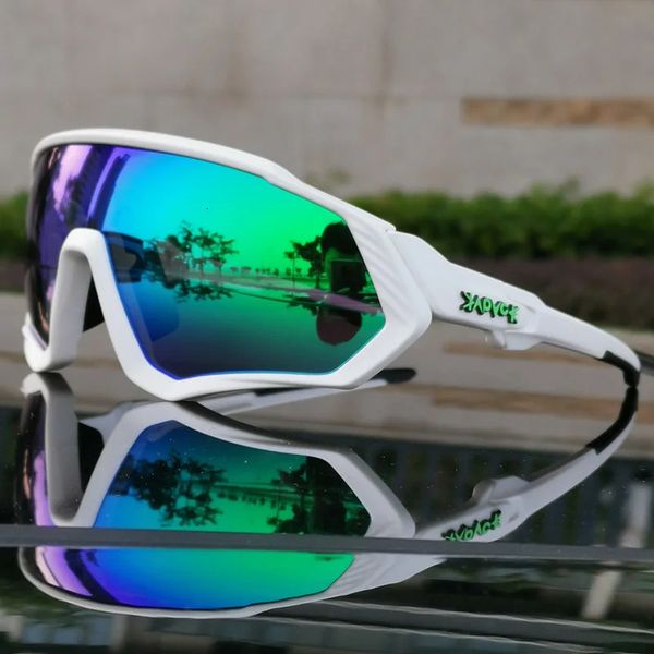 Kutuplaşmış dış mekan 5 lens bisiklet gözlükleri erkek kadın bisiklet gözlük yol bisiklet güneş gözlükleri miyopya çerçevesi sürüş gözlük 240416