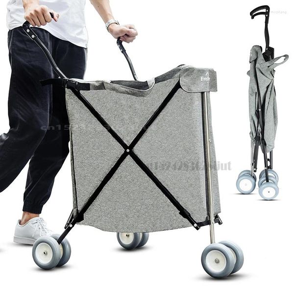 Aufbewahrungstaschen Supermarkt Einkaufswagen Universal Rad Multifunktionales Klappcampingauto Outdoor Pet Express stark tragend