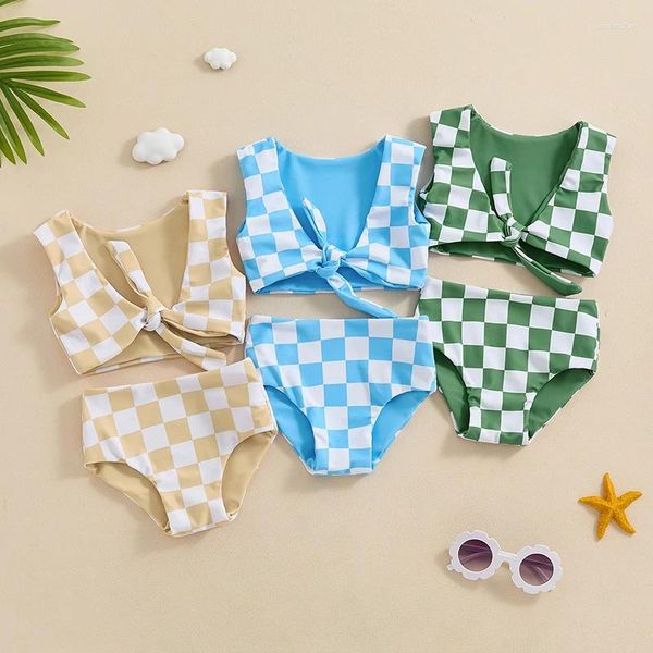 Set di abbigliamento pudcoco bambini bambine da bagno da bagno costume da bagno bikini bidiano da bagno da bagno a due pezzi costumi da bagno 6m-4t