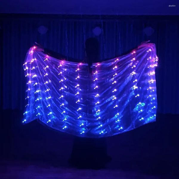 Сценический износ 2 метра светодиодный шарф танцую костюм ночной клуб.