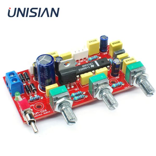 Verstärker Unisian LM1036 Vorverstärker HiFi Opamp Volume Control Board Treble Bass Volume EQ Control Vorverstärker für Verstärker