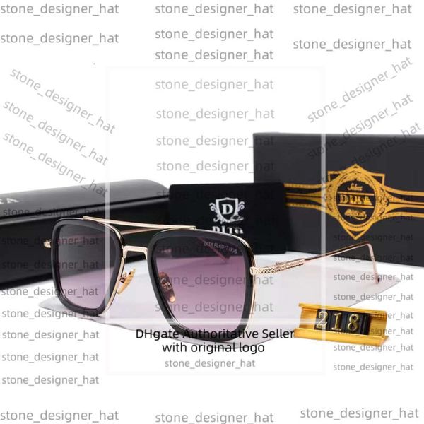 Dita Mach Six Men Women Occhiali da sole Designer Metal Vintage Diamond Diamond Cut Crafter Collection Omplani Sunces Original Box 5515