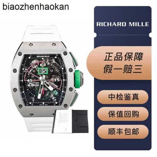 Milles Richamills Watch RM1101 Автоматический механический мужчина Mancini Limited Edition Уникальный мяч
