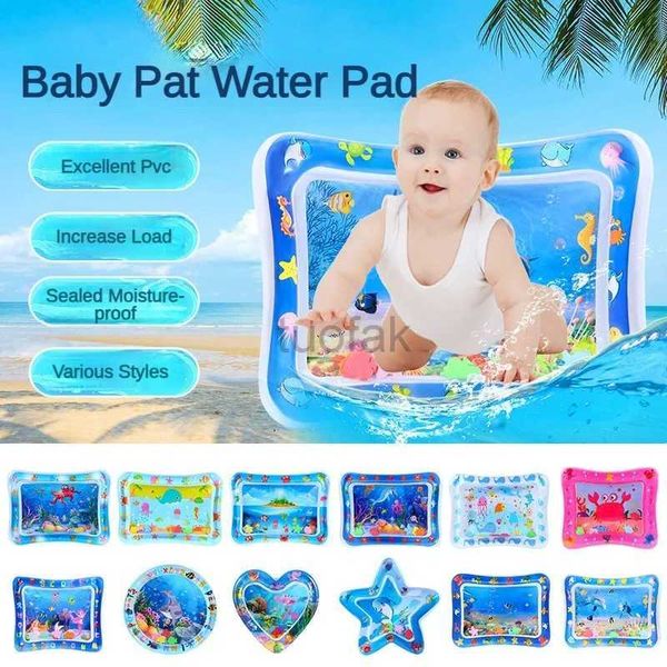 Giocattoli da bagno tappetino per bambini tappetino gonfiabile infantile per bambini mat di gioco per bambini per bambini Educazione precoce Sviluppo giocattoli per bambini Giocattolo estivo D240507