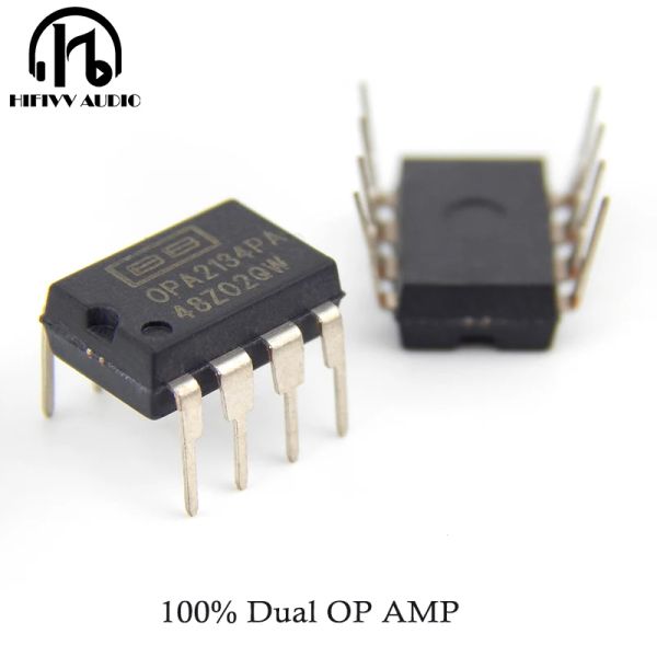 Amplificatori 100% OPA2134 OPA2134PA Dip Amplificatore operativo IC Chip Amp Amp per amplificatore audio HIFI