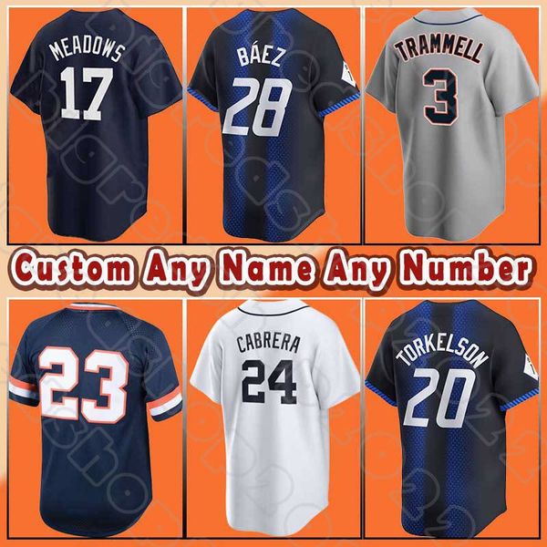 Tigers Javier Baez Baseball Kirk Gibson Jersey Miguel Cabrer Detroit Riley Greene 20 Spencer Torkelson 3 Alan Trammell 8 Matt Vierling 32 Ryan Kreidler 60 Akil Baddooo