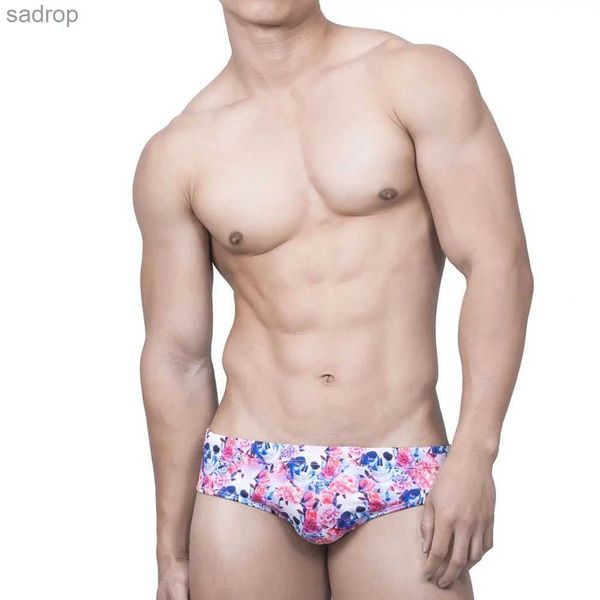 Roupas de banho masculinas massaceiros de banho curto de verão short shorts shorts swimsuit swimsurf biquíni no maiô de traje de praia de traje rosa flor xw