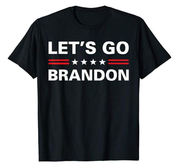Unissex 100 Cotton Lets Go Brandon Funny Men Funny Men039s T Camisetas Novidades de Tshirt grandes femininas