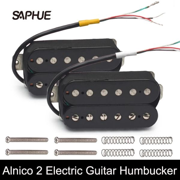 Acessórios Alnico 2 Pickup de guitarra elétrica N50 78K/B52 89K Humbucker Alnico II Pickup Double Bobilt Pickup Parts Black/White/Ivory