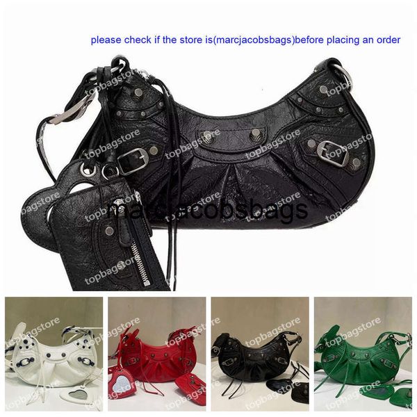 Designer de bolsas de Balencig Le Cagole Bolsas Motociclo Mulheres de alta qualidade Lady Lady Girl Girl Lecagole Bag Designers de luxo de couro Crossbody Pochette Messenger Uxma Balencias