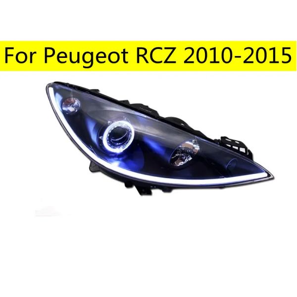 Luzes de montagem para Peugeot RCZ LED FARÇO 20 1020 15 Turn Signal Lâmpada frontal Bream alto Olhos de anjo