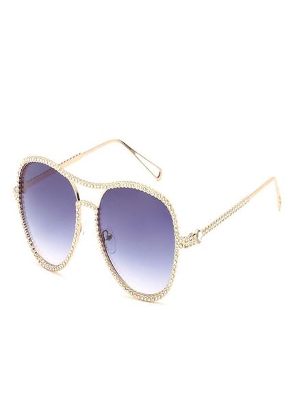 Óculos Rhinestone Diamonds Metal Metal vintage Glasses Handmade Glasses Sunglasses Shade Frame para Mulheres 66163 VQDI5885870