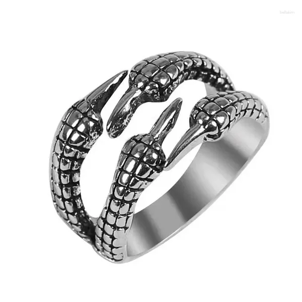Rings de cluster vintage s925 anel de prata de tamanho aberto moda moda