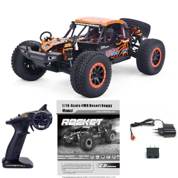 Автомобили ZD Racing Rocket DBX10 1/10 4WD 80 км/ч 2,4 г бесщеточного высокоскоростного RTR RC Model Car Desert Bucgy Offroad автомобиль RC Car для подарочного