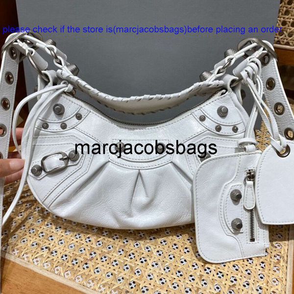 Дизайнер Balencig Bag Le Cagole Half Moon Designer Bags Оптовые модные роскошные кожаные сумки.