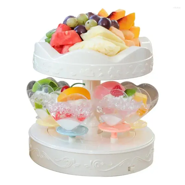 Ferramentas de Bakeware Rotativo Cupcake Display Spinning Holder Soberttable Turbable Grande Stand Stand Stand Stand