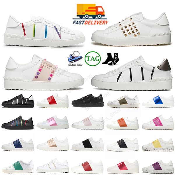 Open Sneaker White Black Band Low Top Orange para uma mudança verde Amarelo Moda Mulheres Casual Plataforma Men Walking Runner Dhgate