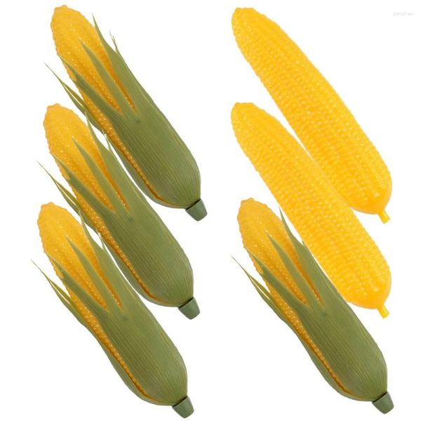 Dekorative Blumen 6 PCs Dekor Simulation Mais gefälschter Stütze Gemüse Po Requisiten Modelle Dekorationen künstlich