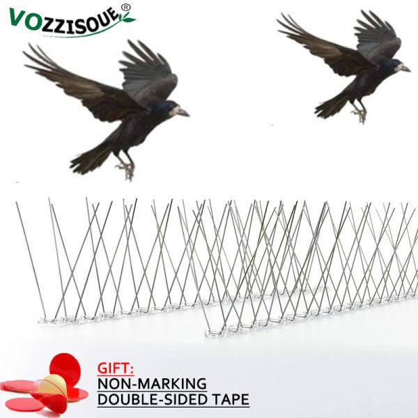 Trappola Nuovo upgrade 6m Plastic Bird and Pigeon Spikes Anti Bird Anti Pigeon Spike per sbarazzarsi di picci