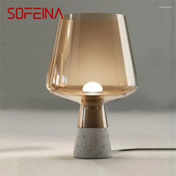 Lampade da tavolo Sofeina Design lampada contemporanea E27 scrivania in marmo Light Home decorativo a LED per la camera da letto per ufficio da soggiorno foyer