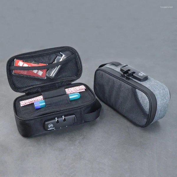 Depolama Çantaları Taşınabilir Koku Kuzusu Boru Deodorant Torbası Ana Gadgets Zip Paketi Erkekler Seyahat Şifre Organizatör