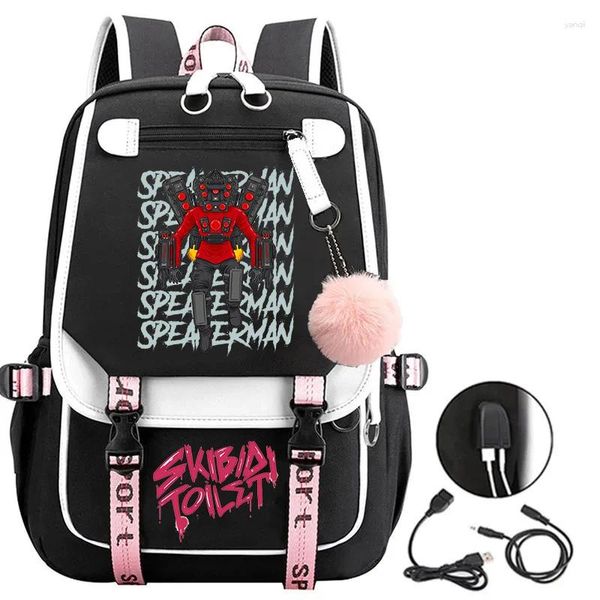 SAGGI SCUOLA FUNICA SKIBIDI BACKPACK DI SACCHI