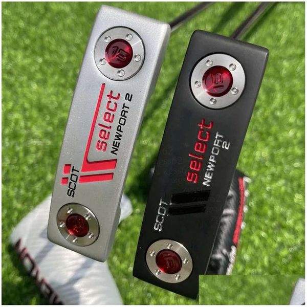 Irons esquerda Porta direita 2 0 Putter de golfe Black Sier 32 33 34 35 polegadas com cabeçalho 230308 Drop Delivery Sports ao ar livre Dhsij 663