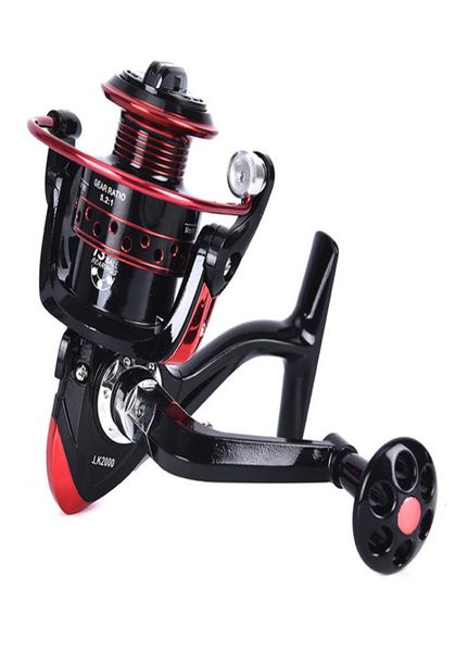 131BB Razão de engrenagem de engrenagem de pesca giratória 521 20007000 Série Metal Front Drag Spool Saltwater Fishing Reel9225541