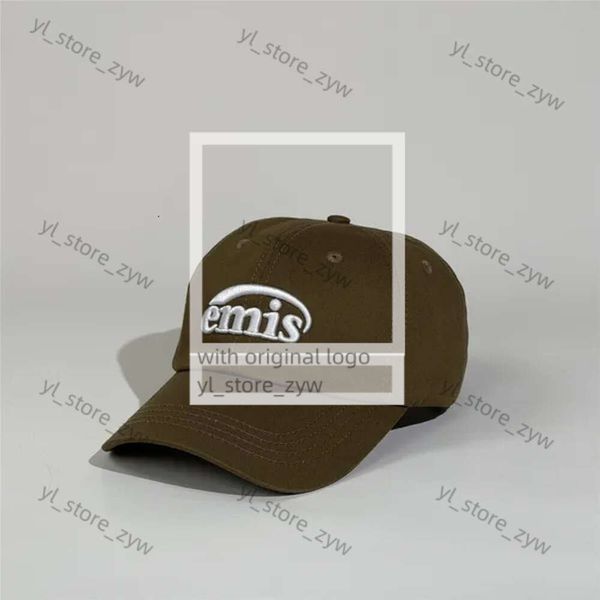 Корейская бейсбольная шапка Emis green ed Женская модная бренда защита солнца Шляпа мужчина мягкий топ. Случай 1336
