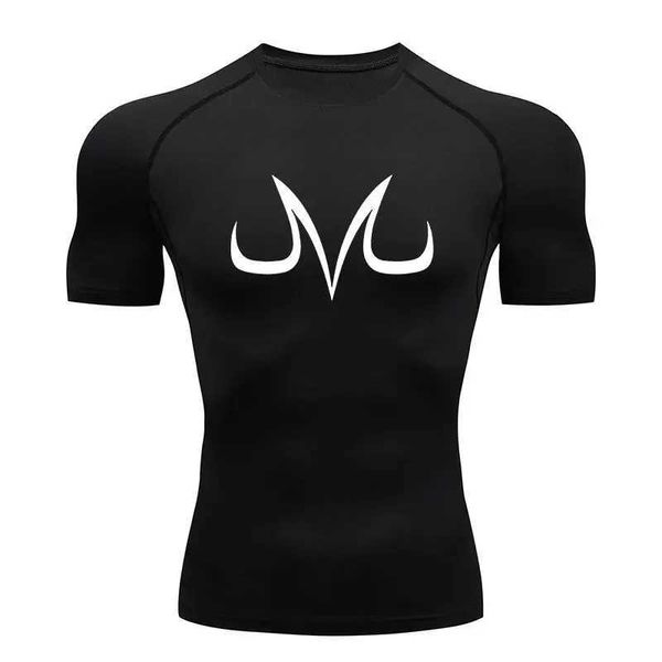 Camisas 2019 Camisa de compressão de estética de anime Mens esportes de fitness esportes de secagem rápida ginásio de ginástica de ginástica de ginástica tee de verão J240506